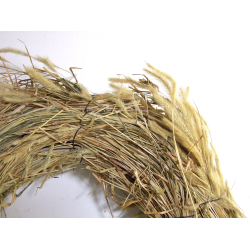 Wianek z suszonych traw Boho Rustykalny 40cm